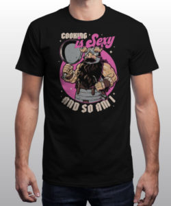 T-shirt Homme Cooking Dwarf de studiomootant