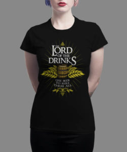 T-shirt Femme The Lord of the Drinks de rafaelgafa