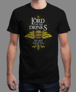 T-shirt Homme The Lord of the Drinks de rafaelgafa