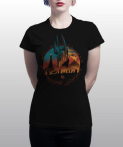 T-shirt Femme Fiery Mountain Quest de vptrinidad