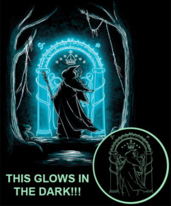 Motif Speak Friend and Enter (Brillant dans la nuit) de ddjvigo