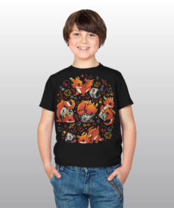 T-shirt Enfant Tiny Dragon Dice by Snouleaf